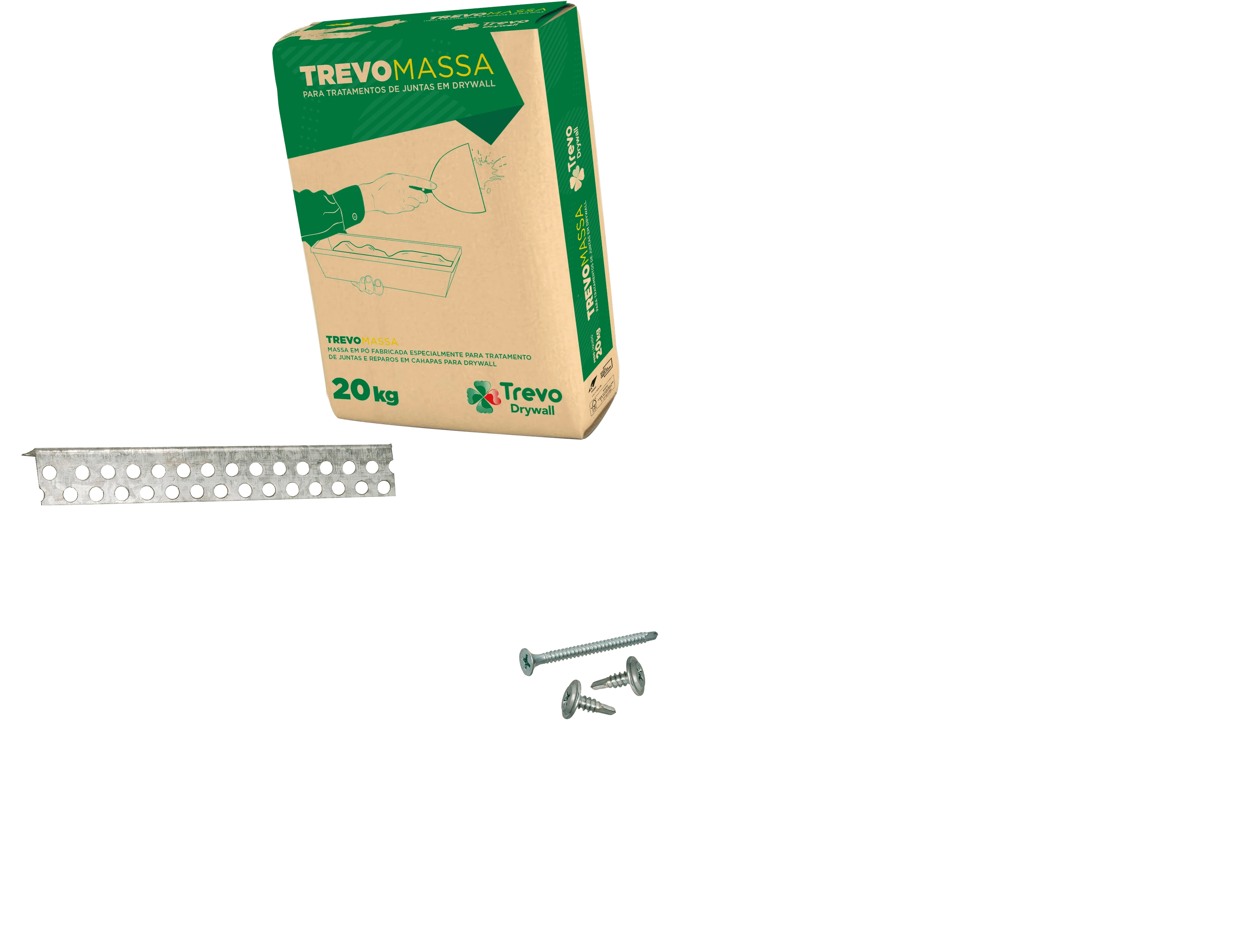 Imagens Ilustrativas dos produtos Trevo Drywall