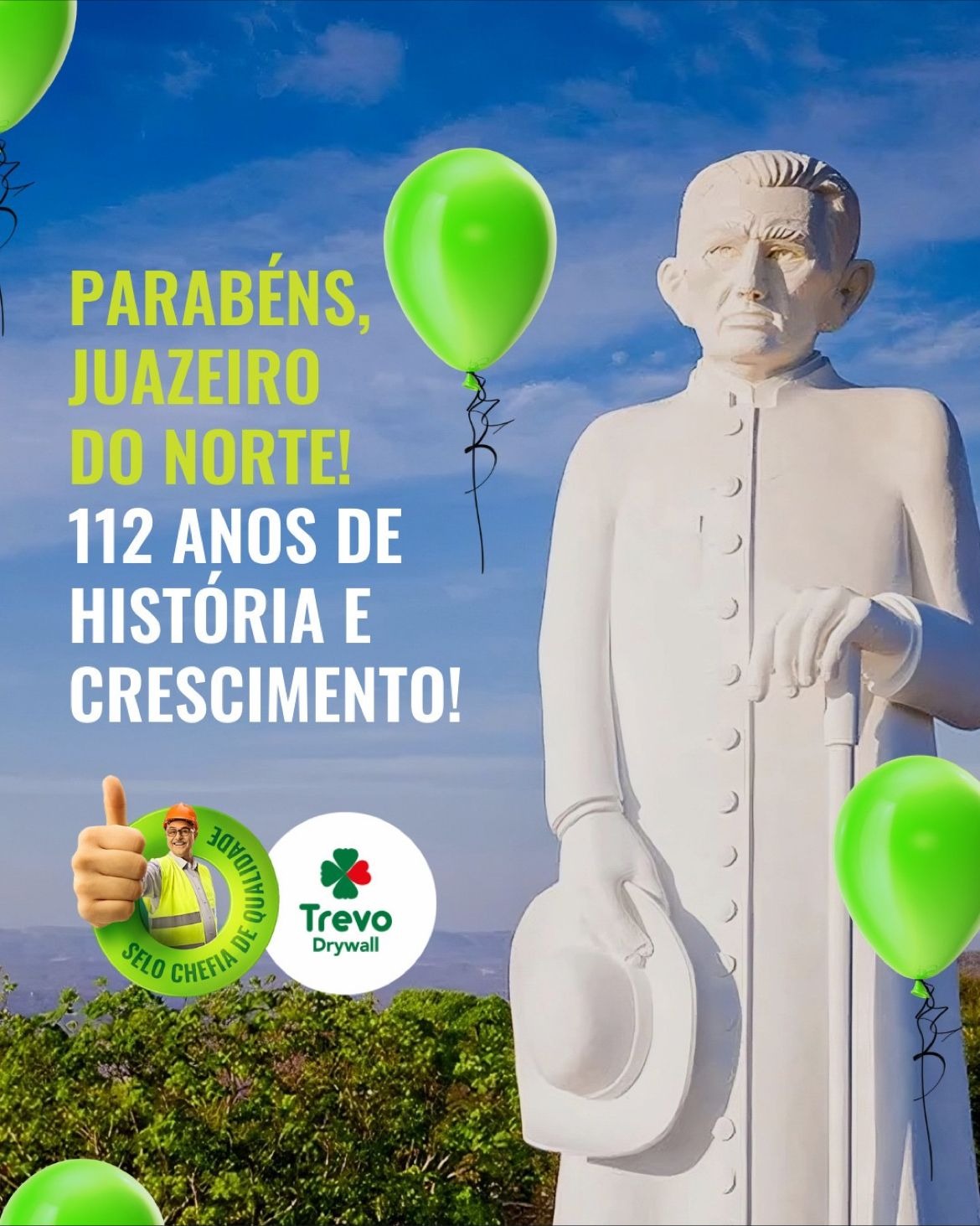 Parabéns, Juazeiro do Norte! - 112 anos da nossa querida cidade